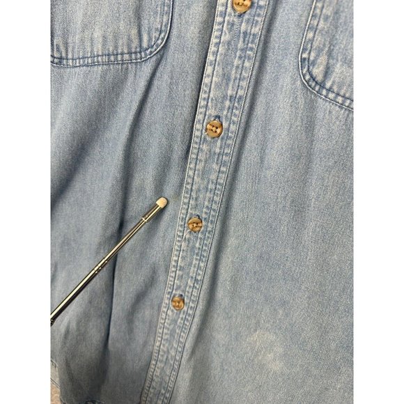 Disney Light Blue Casual Button Down Shirt - Picture 8 of 11